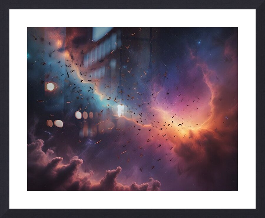 Cosmic Realms 32 Picture Frame print
