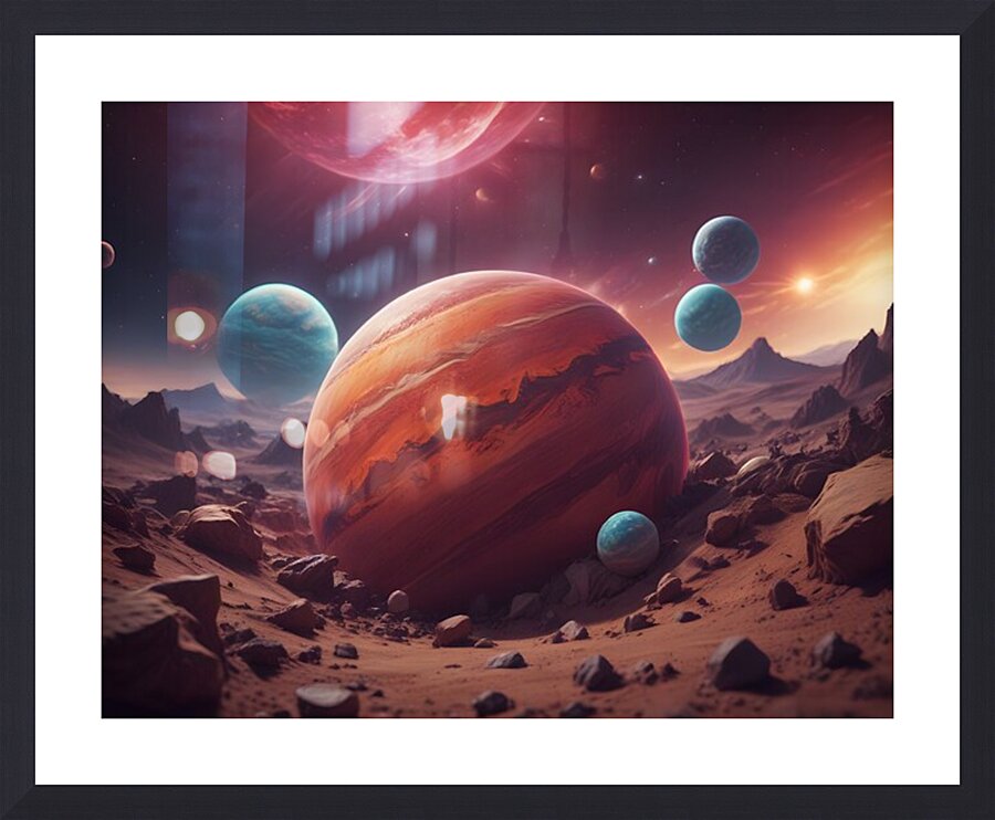 Cosmic Realms 43 Picture Frame print