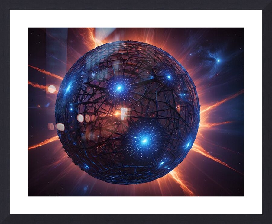 Cosmic Realms 47 Picture Frame print