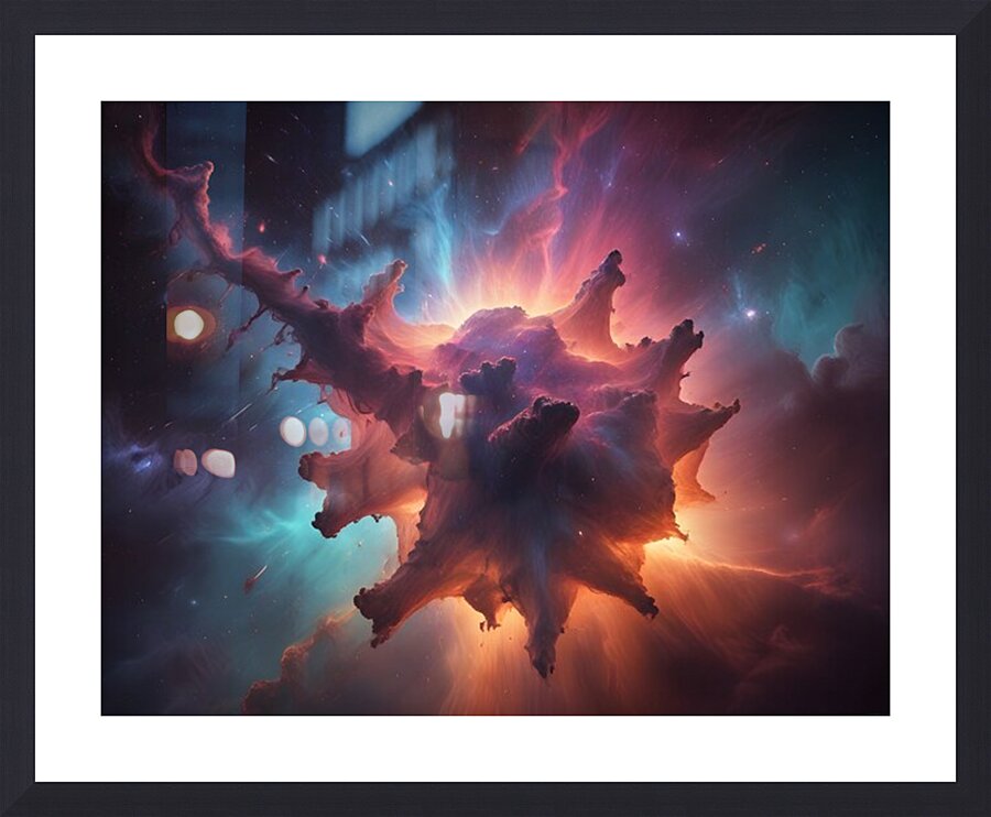 Cosmic Realms 48 Picture Frame print