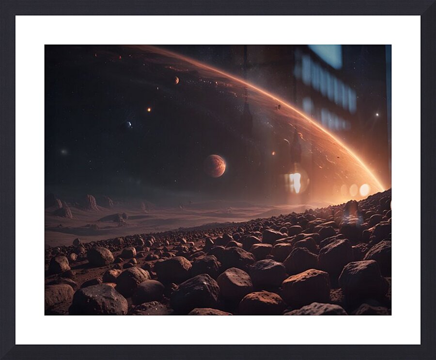 Cosmic Realms 51 Picture Frame print