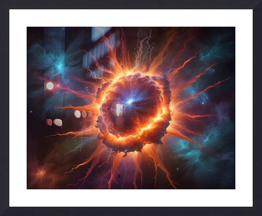 Cosmic Realms 63 Picture Frame print