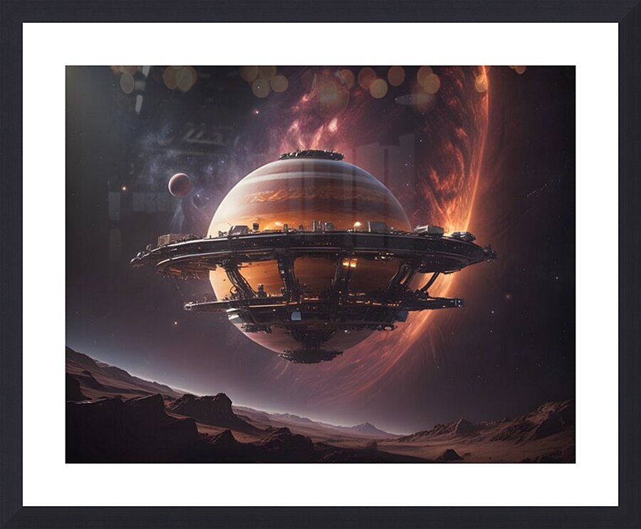 Cosmic Realms 67 Picture Frame print
