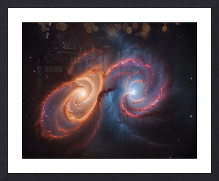 Cosmic Realms 9 Picture Frame print