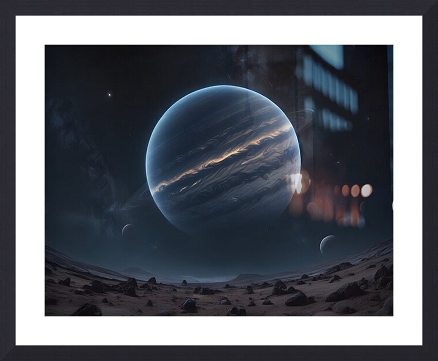 Cosmic Realms 15 Picture Frame print