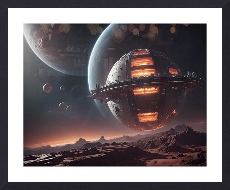 Cosmic Realms 22 Picture Frame print