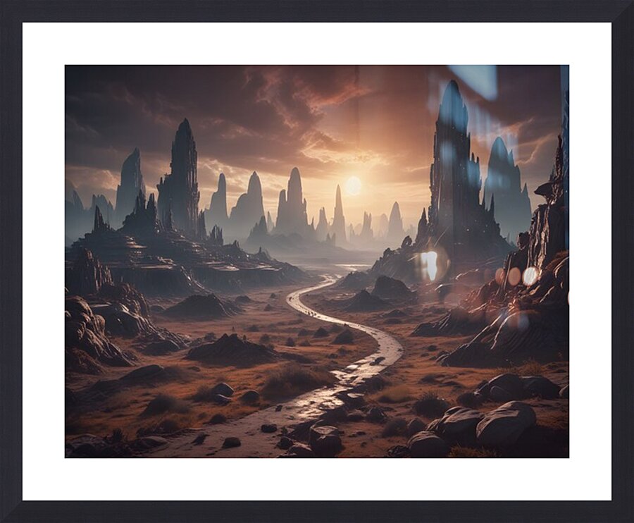 Cosmic Realms 25 Picture Frame print