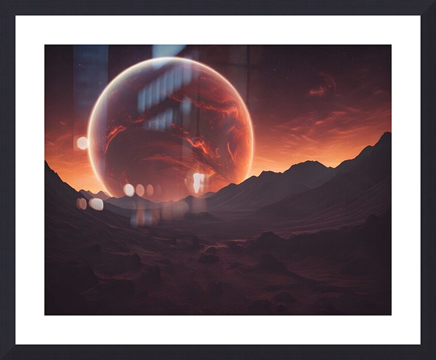 Cosmic Realms 32 Picture Frame print