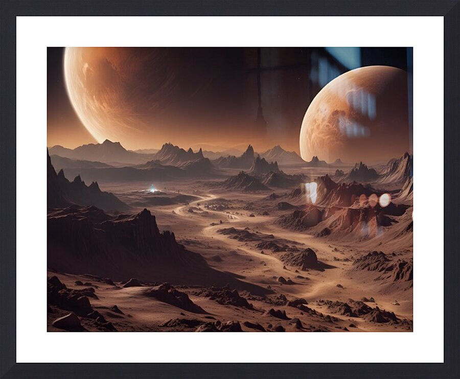Cosmic Realms 36 Picture Frame print