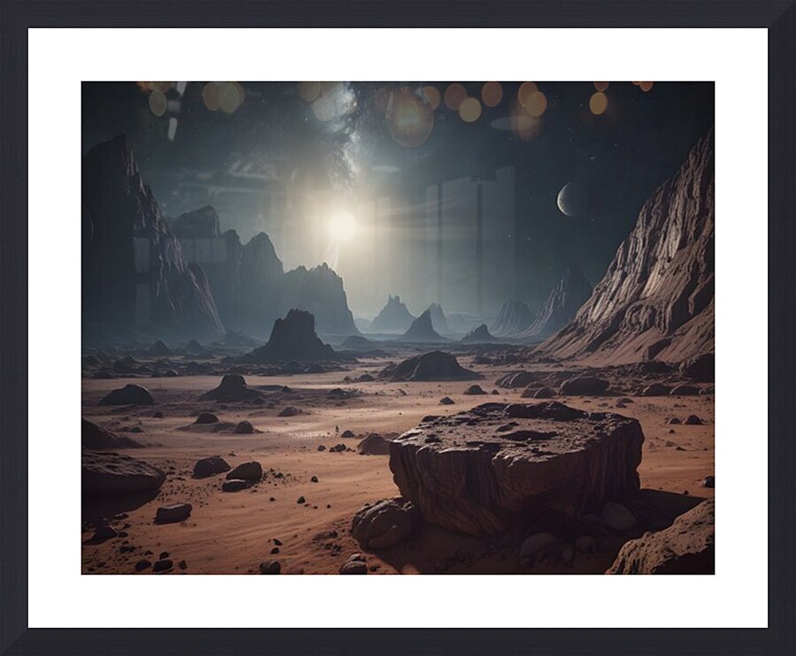 Cosmic Realms 40 Picture Frame print