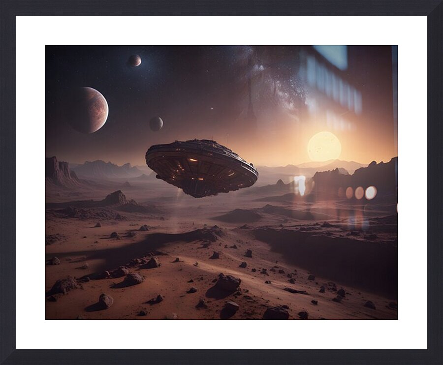 Cosmic Realms 58 Picture Frame print
