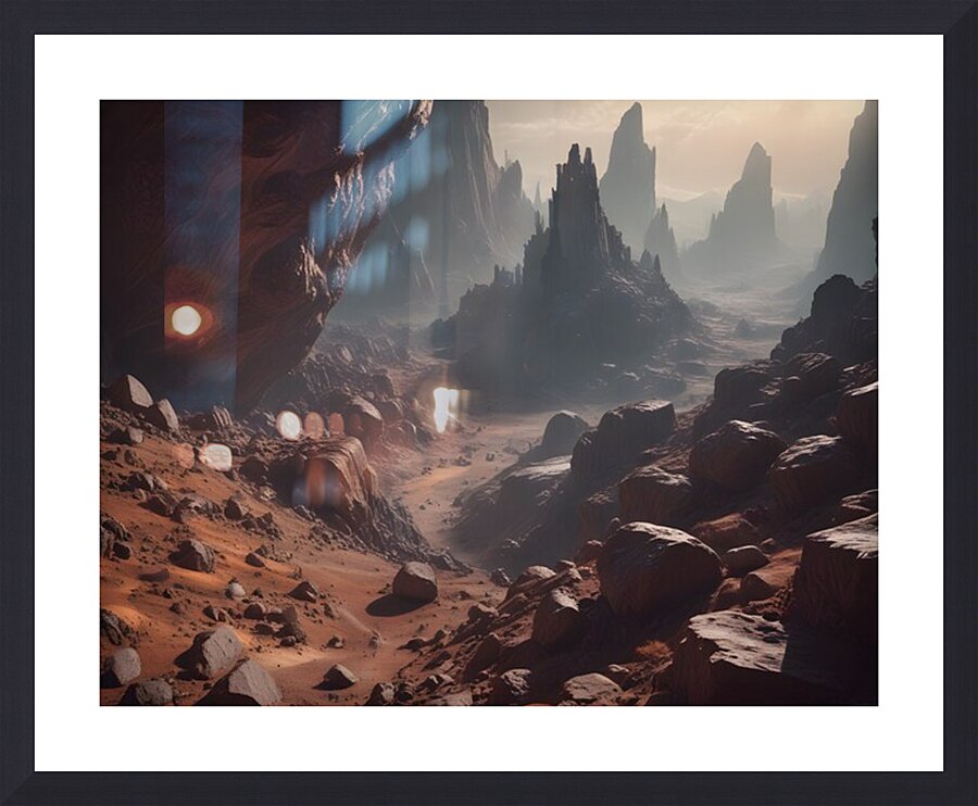 Cosmic Realms 73 Picture Frame print