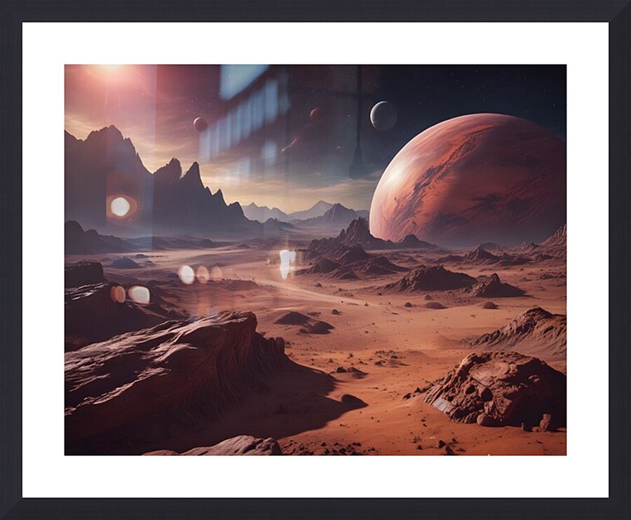 Cosmic Realms 15 Picture Frame print