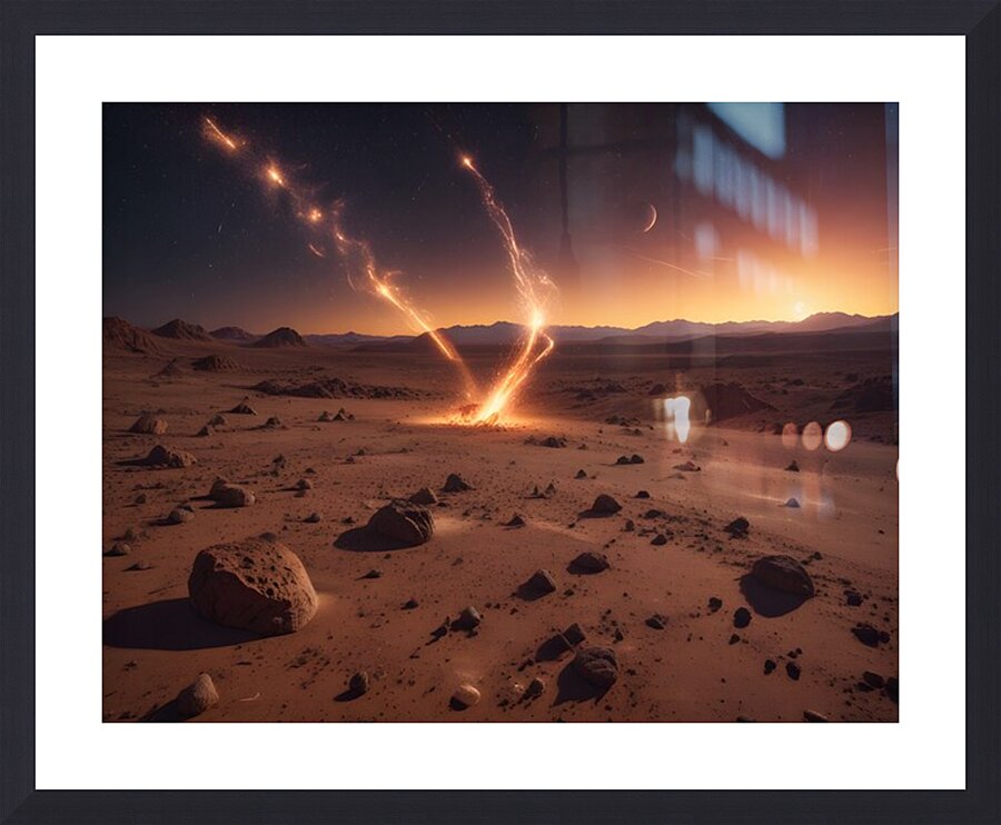 Cosmic Realms 18 Picture Frame print