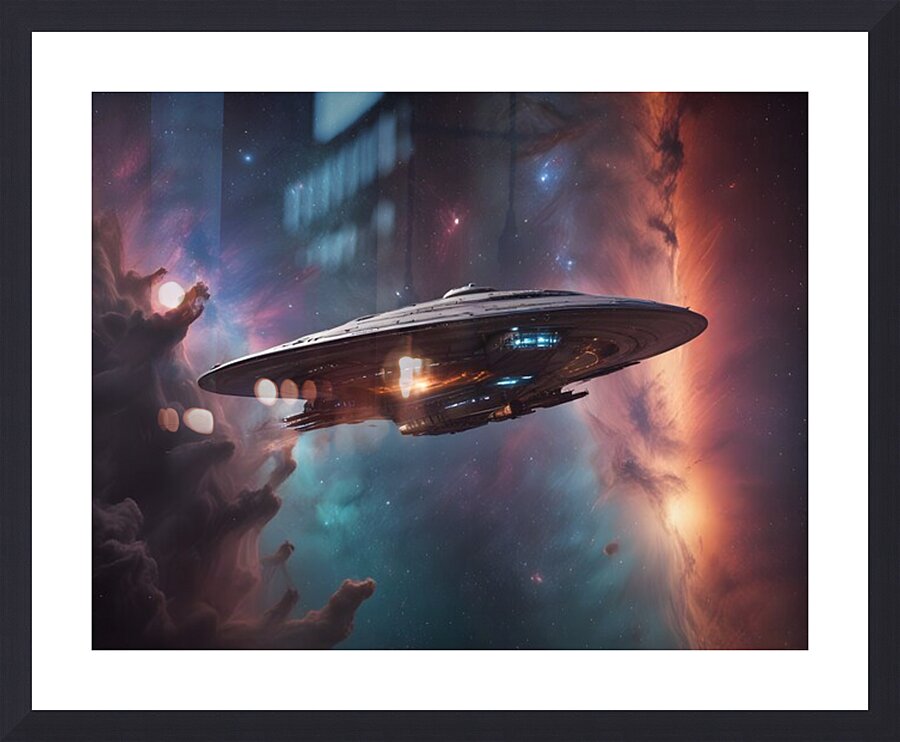 Cosmic Realms 26 Picture Frame print