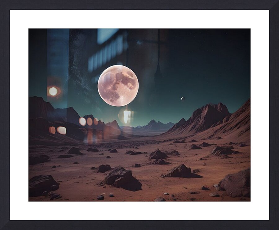Cosmic Realms 33 Picture Frame print