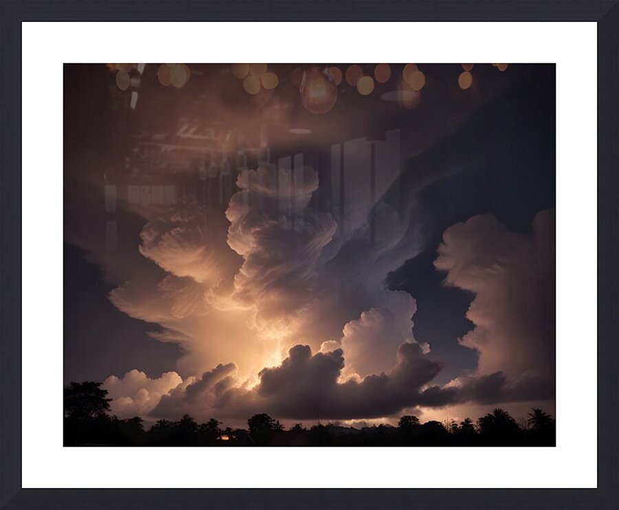 Cosmic Realms 51 Picture Frame print