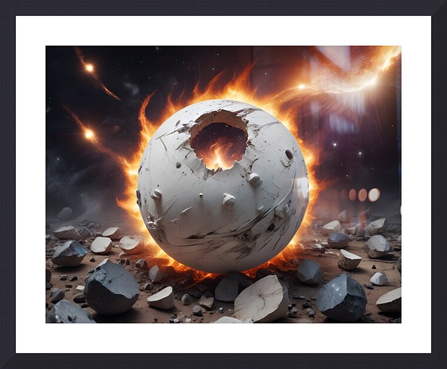 Cosmic Realms 52 Picture Frame print