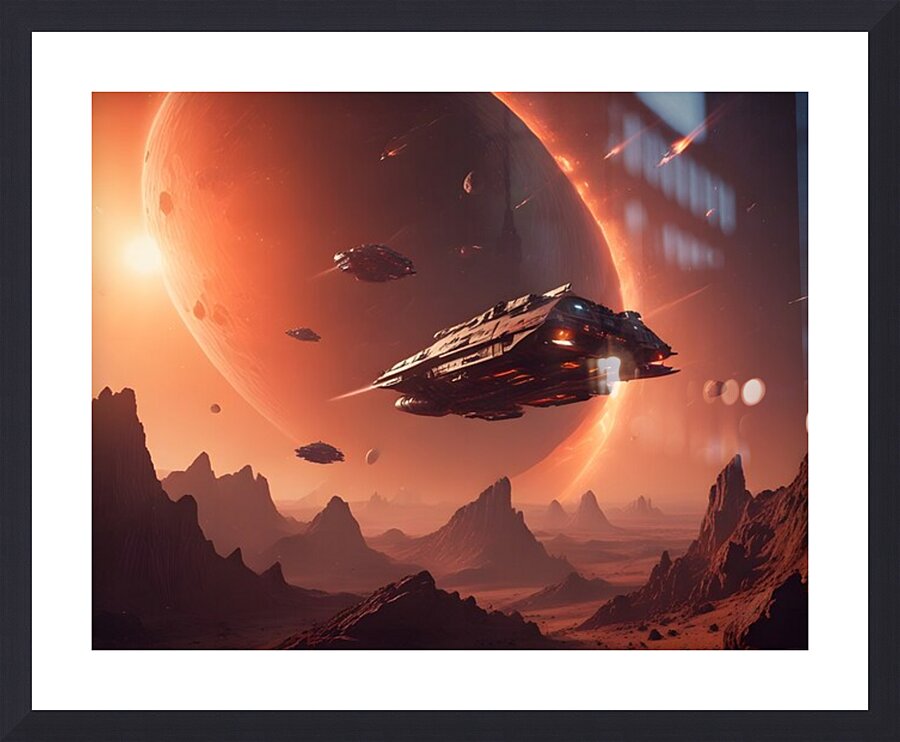 Cosmic Realms 71 Picture Frame print