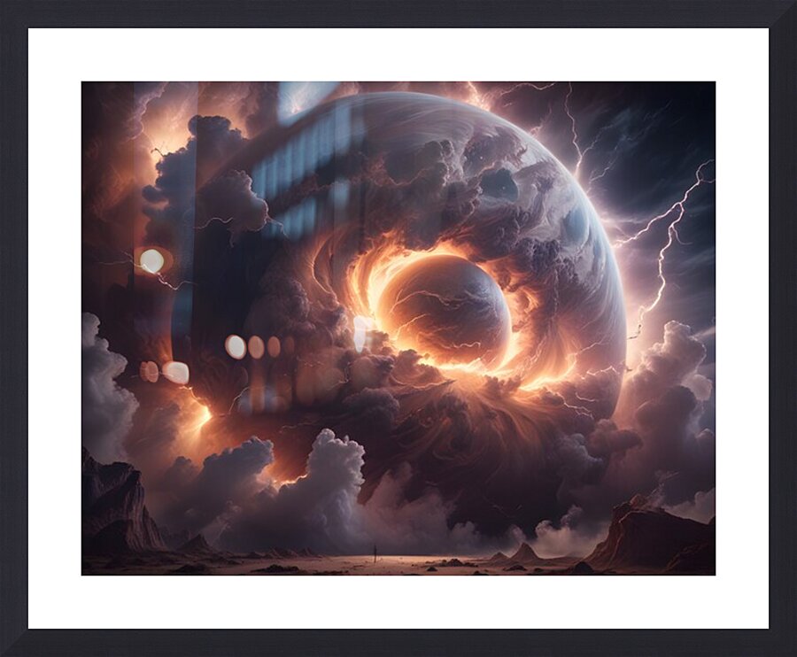 Cosmic Realms 8 Picture Frame print