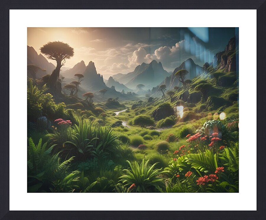 Cosmic Realms 17 Picture Frame print