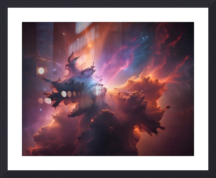 Cosmic Realms 20 Picture Frame print