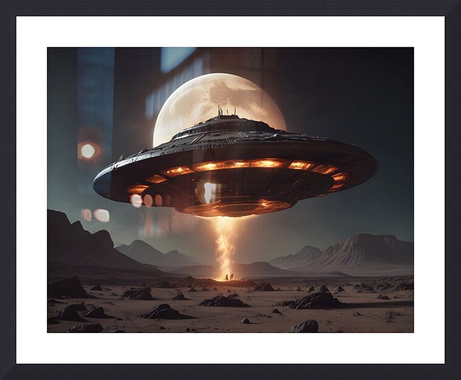 Cosmic Realms 25 Picture Frame print