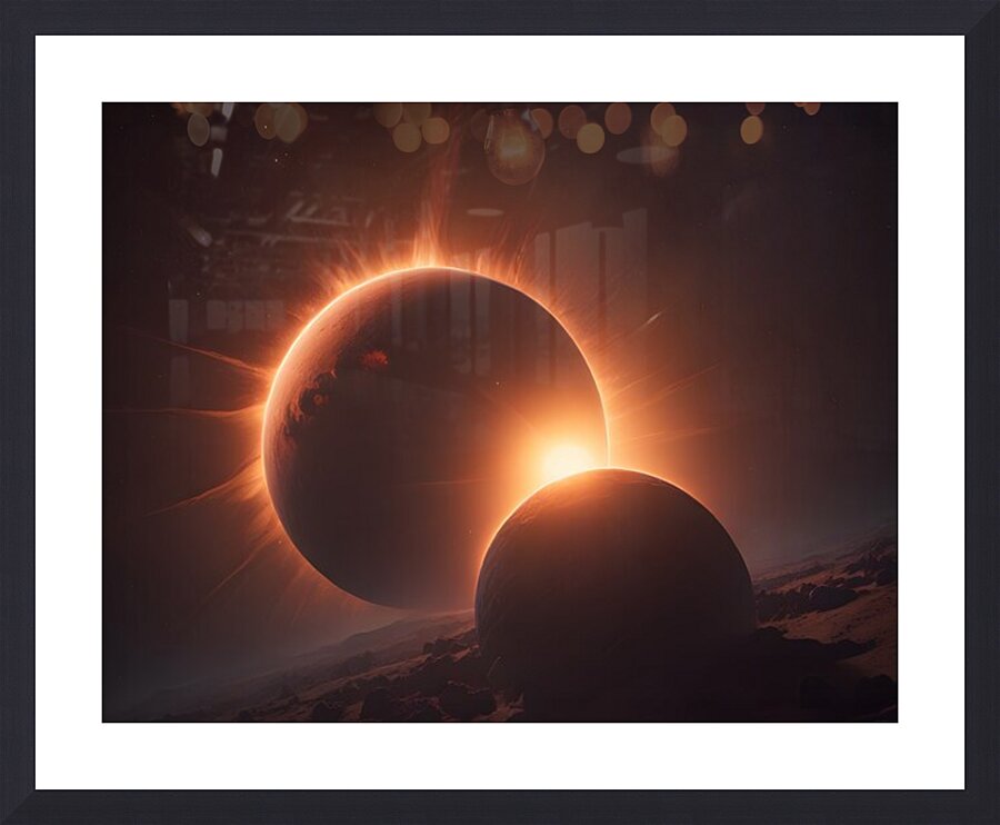 Cosmic Realms 28 Picture Frame print