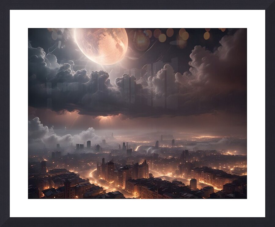 Cosmic Realms 33 Picture Frame print
