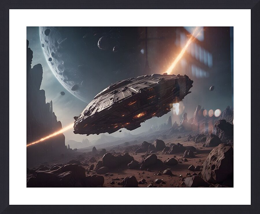 Cosmic Realms 36 Picture Frame print