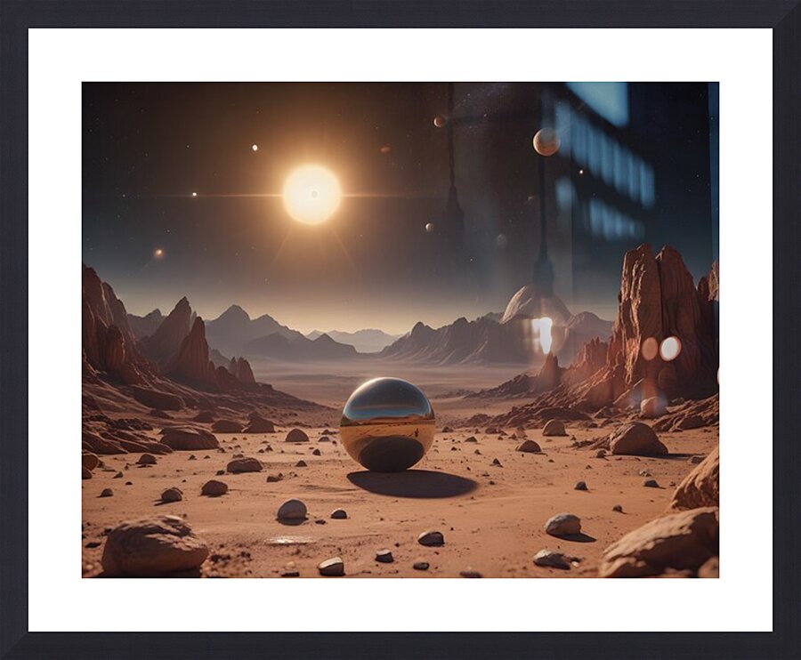 Cosmic Realms 37 Picture Frame print