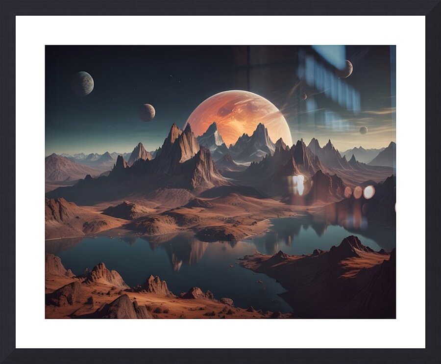 Cosmic Realms 42 Picture Frame print