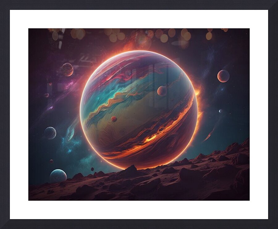 Cosmic Realms 43 Picture Frame print