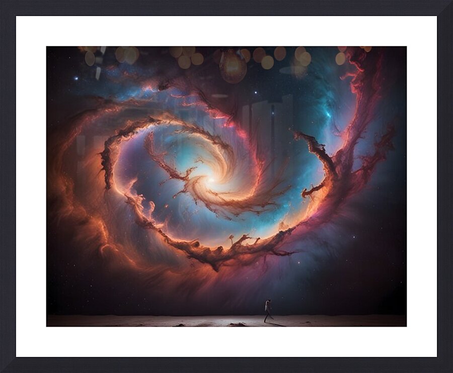 Cosmic Realms 45 Picture Frame print