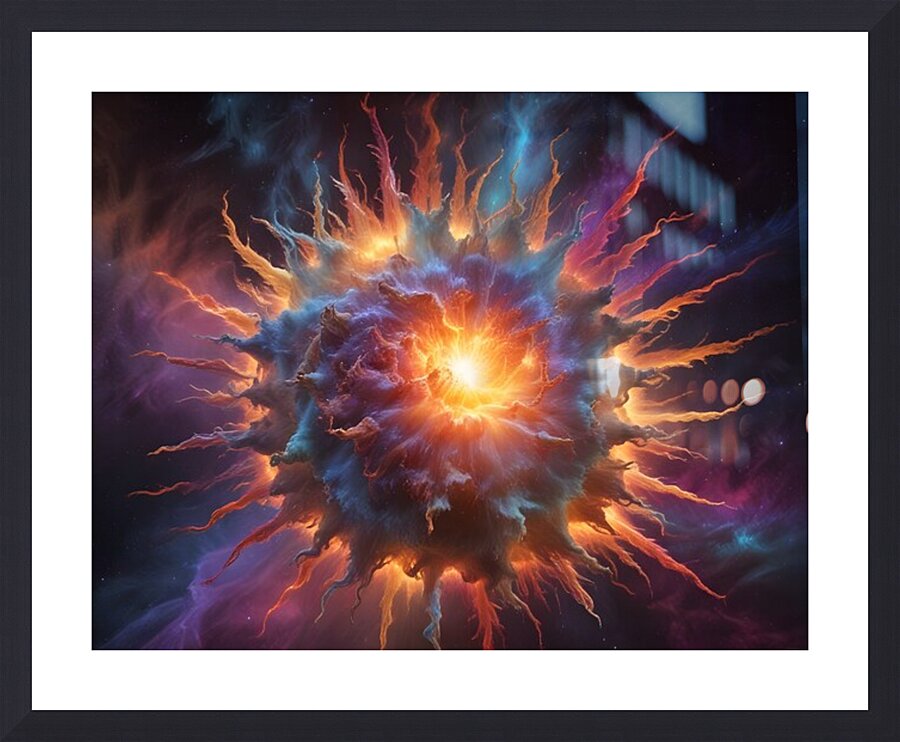 Cosmic Realms 64 Picture Frame print