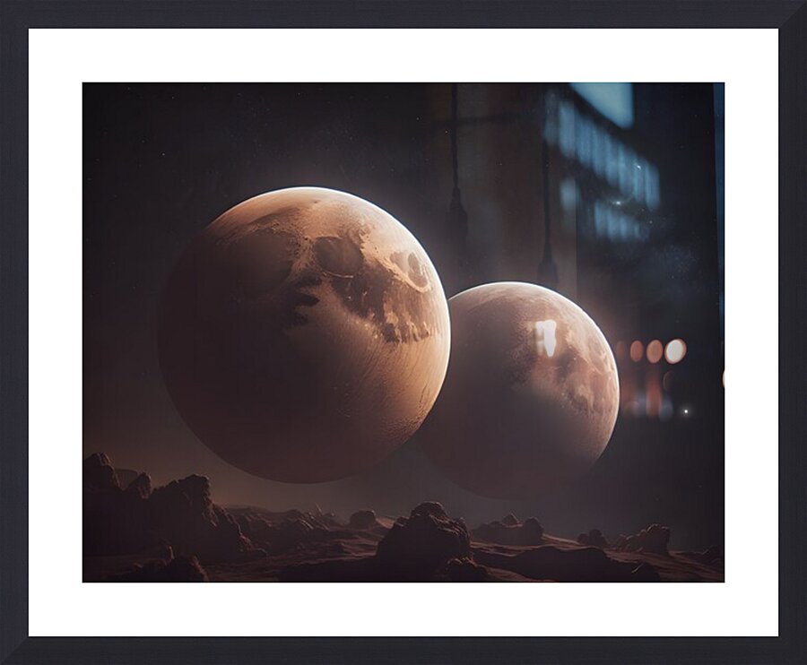 Cosmic Realms 4 Picture Frame print