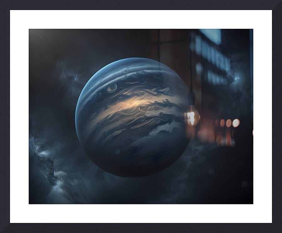 Cosmic Realms 9 Picture Frame print