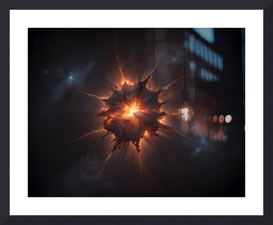 Cosmic Realms 15 Picture Frame print