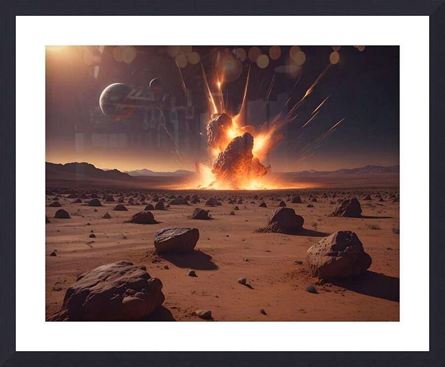 Cosmic Realms 24 Picture Frame print