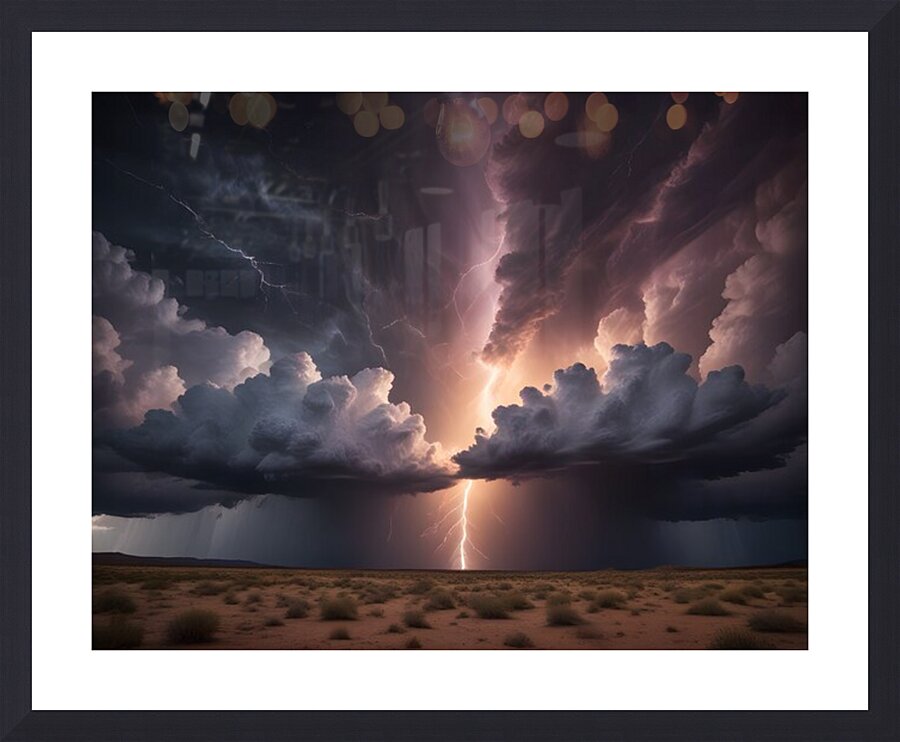 Cosmic Realms 27 Picture Frame print