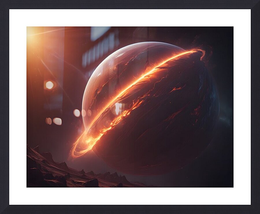 Cosmic Realms 34 Picture Frame print