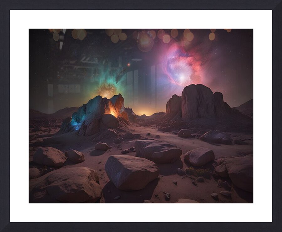 Cosmic Realms 40 Picture Frame print