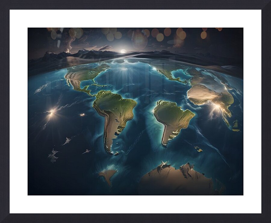 Cosmic Realms 13 Picture Frame print