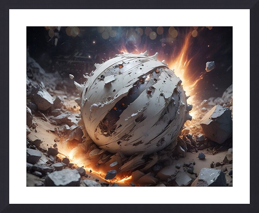 Cosmic Realms 33 Picture Frame print