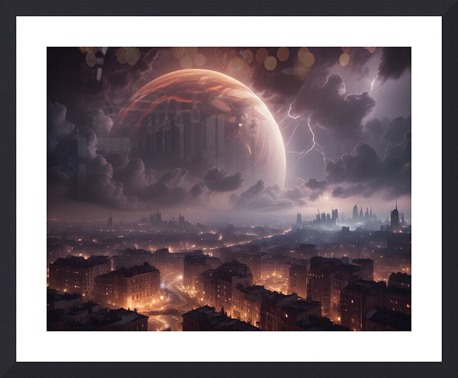 Cosmic Realms 39 Picture Frame print