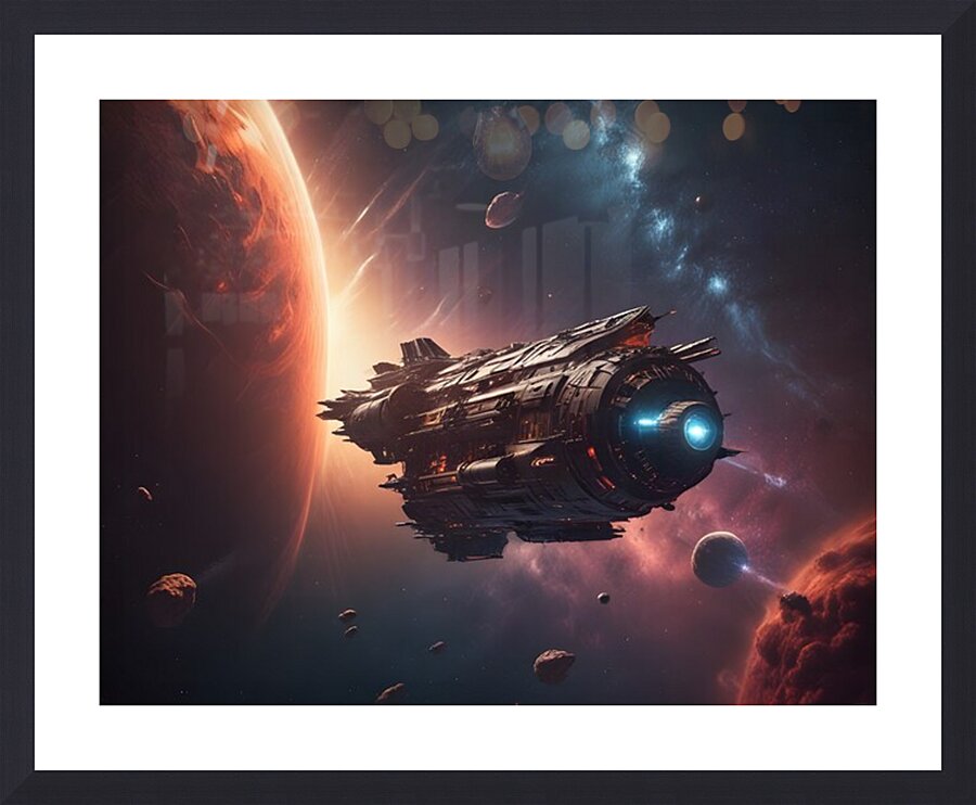 Cosmic Realms 48 Picture Frame print
