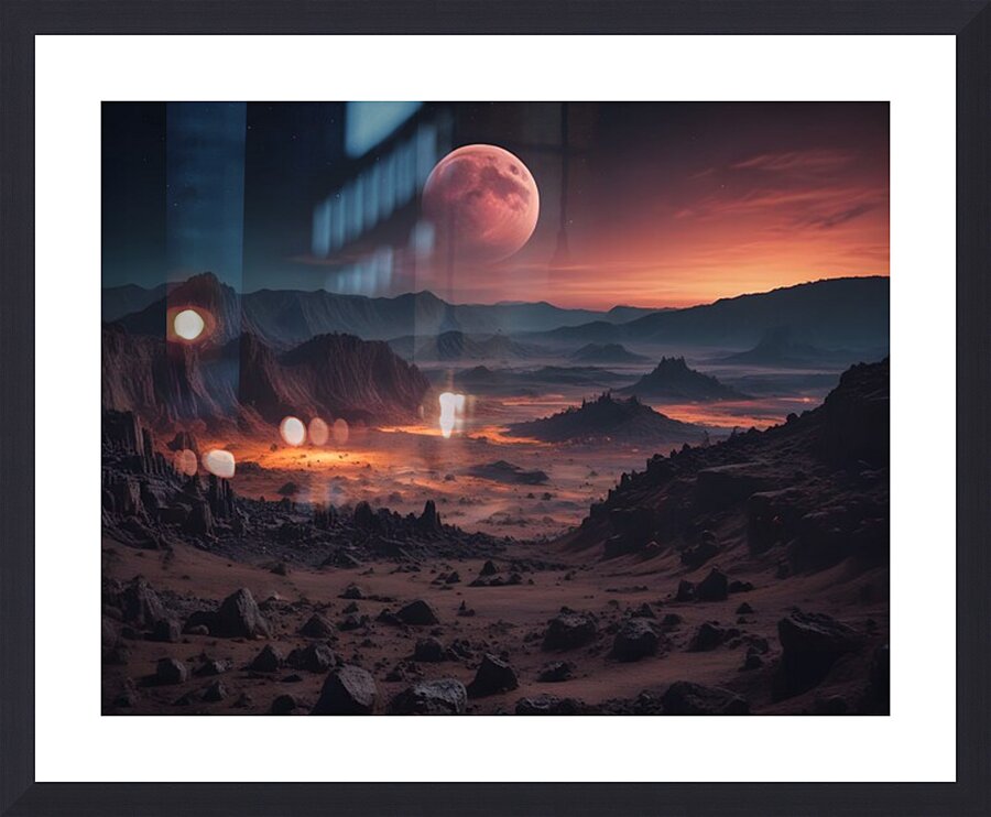 Cosmic Realms 55 Picture Frame print