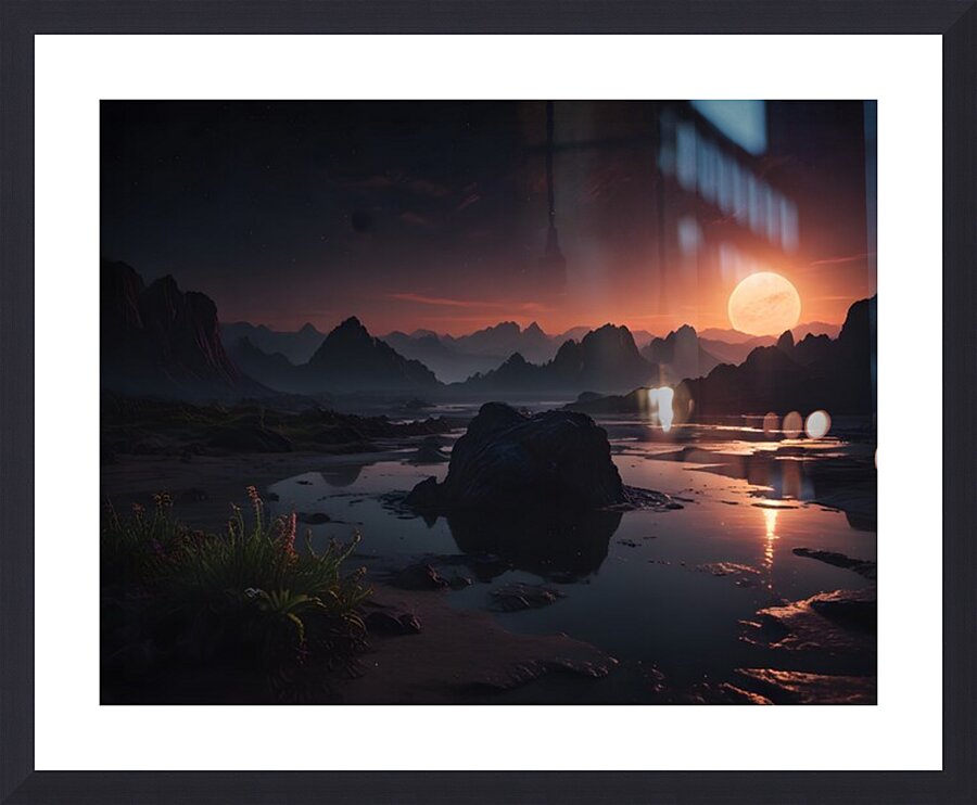 Cosmic Realms 60 Picture Frame print