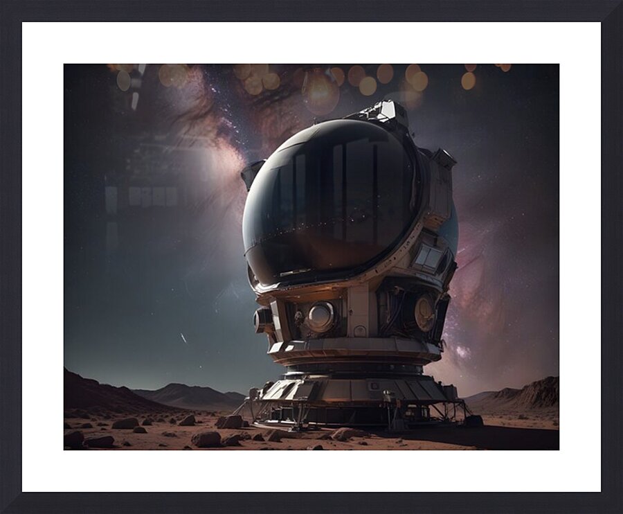 Cosmic Realms 65 Picture Frame print