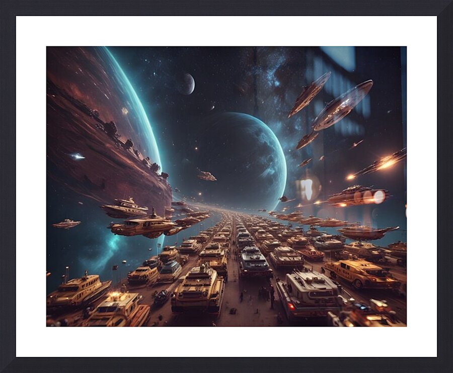 Cosmic Realms 68 Picture Frame print